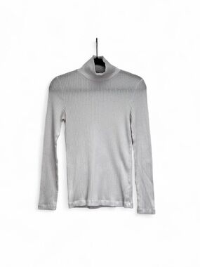 J.Crew Ribbed Turtleneck Sweater – Size M | Cream
